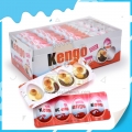 Яйцо-птица Kengo 4 в 1 из белого и черного шоколада с печеньем 