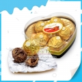 Вкусный горячий продукт 5 шт шоколада в коробке в форме сердца 
