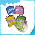 новый кондитерский продукт фруктовый вкус леденец с лопающейся конфетой 